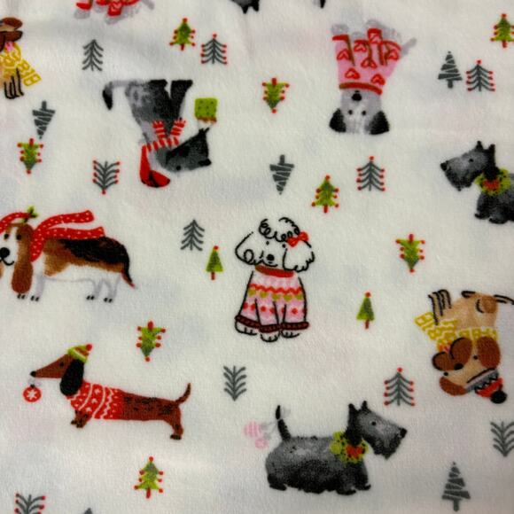 Cuddl Duds Dog Print Fleece Lounge Top XL Cozy Sleep Shirt - Picture 4 of 6